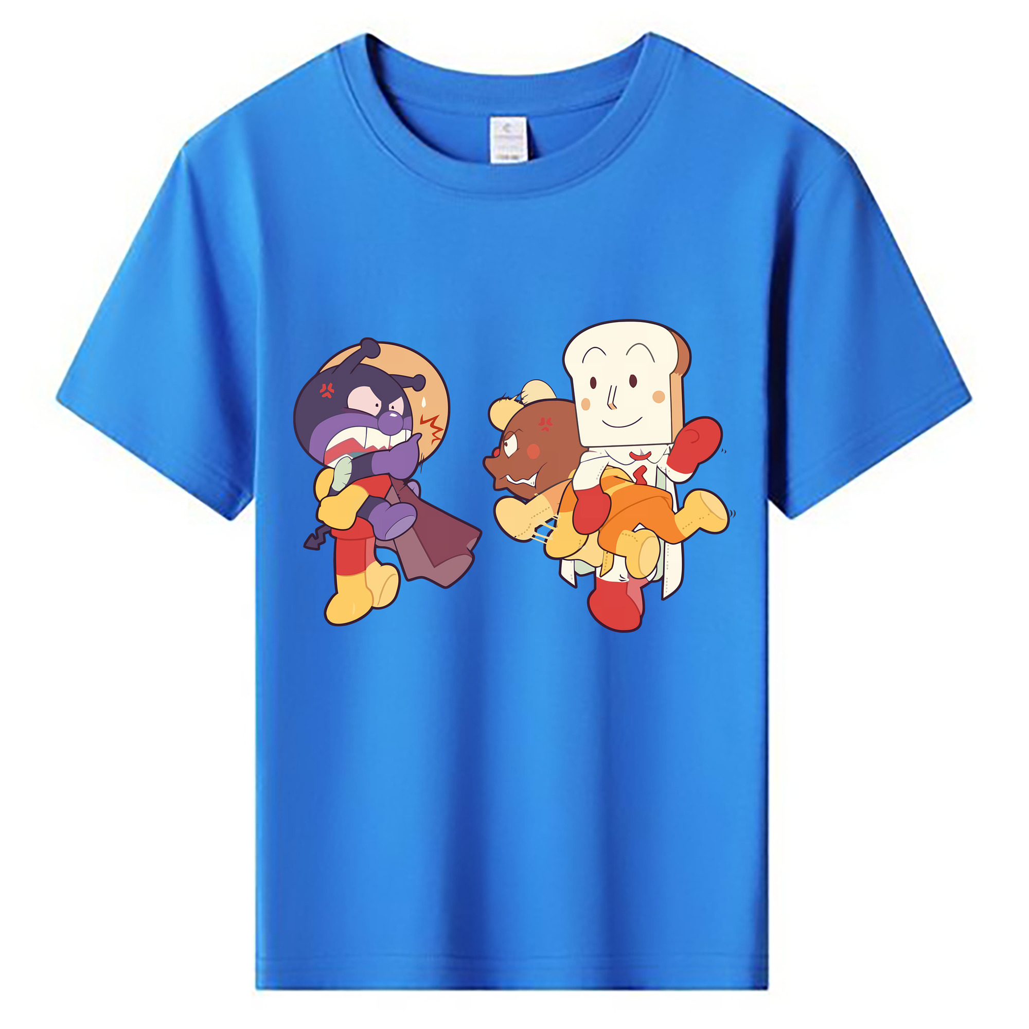 （画像用） アンパンマン Anpanman 綿100％キッズTシャツ（フロントプリント）